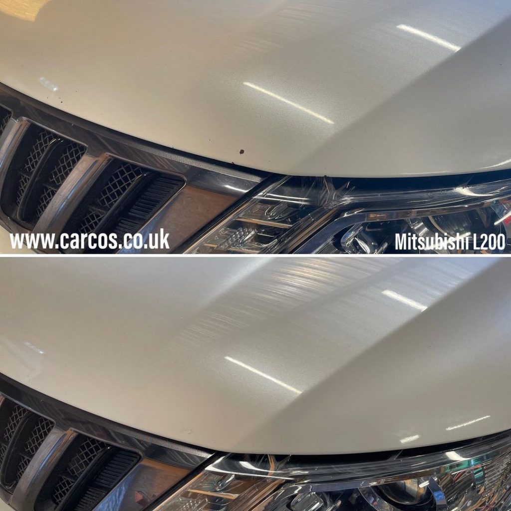 Pearl White (W54) Mitsubishi L200. Touch up stone chips