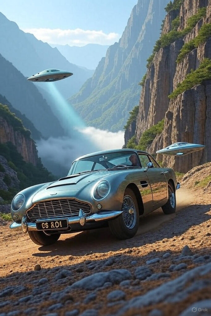cars to escape from aliens - Aston Martin DB5